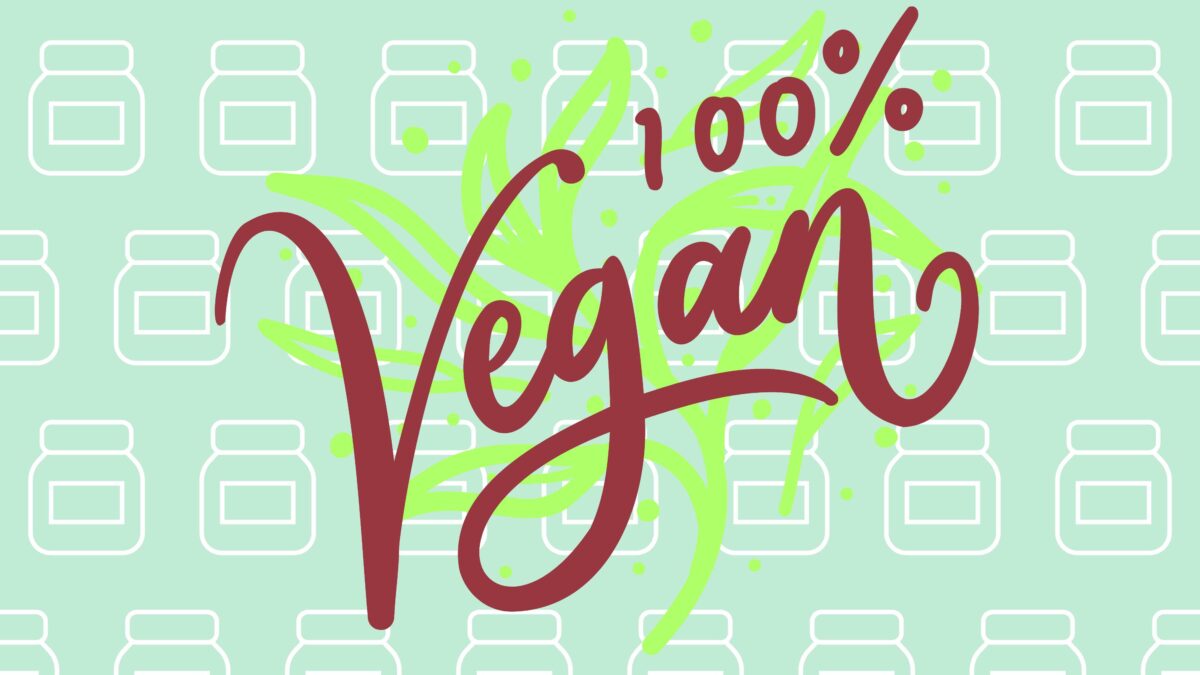 Vegane Etiketten für Kosmetik und Lebensmittel